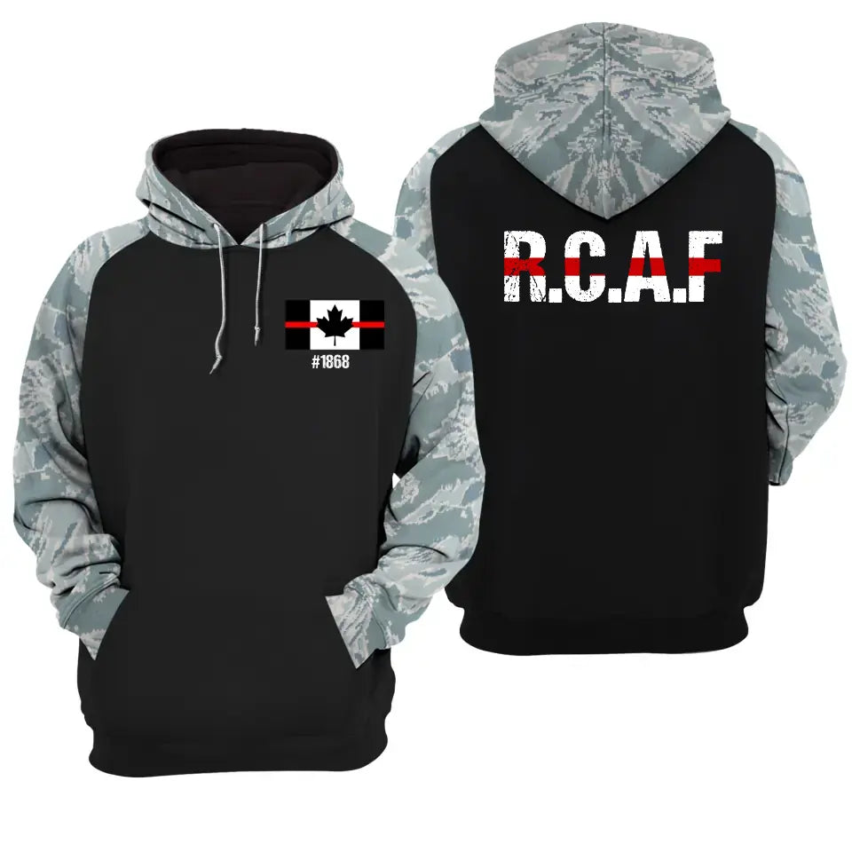 Personalized Canadian Firefighter Department & Custom ID Hoodie 3D Printed KVH231586