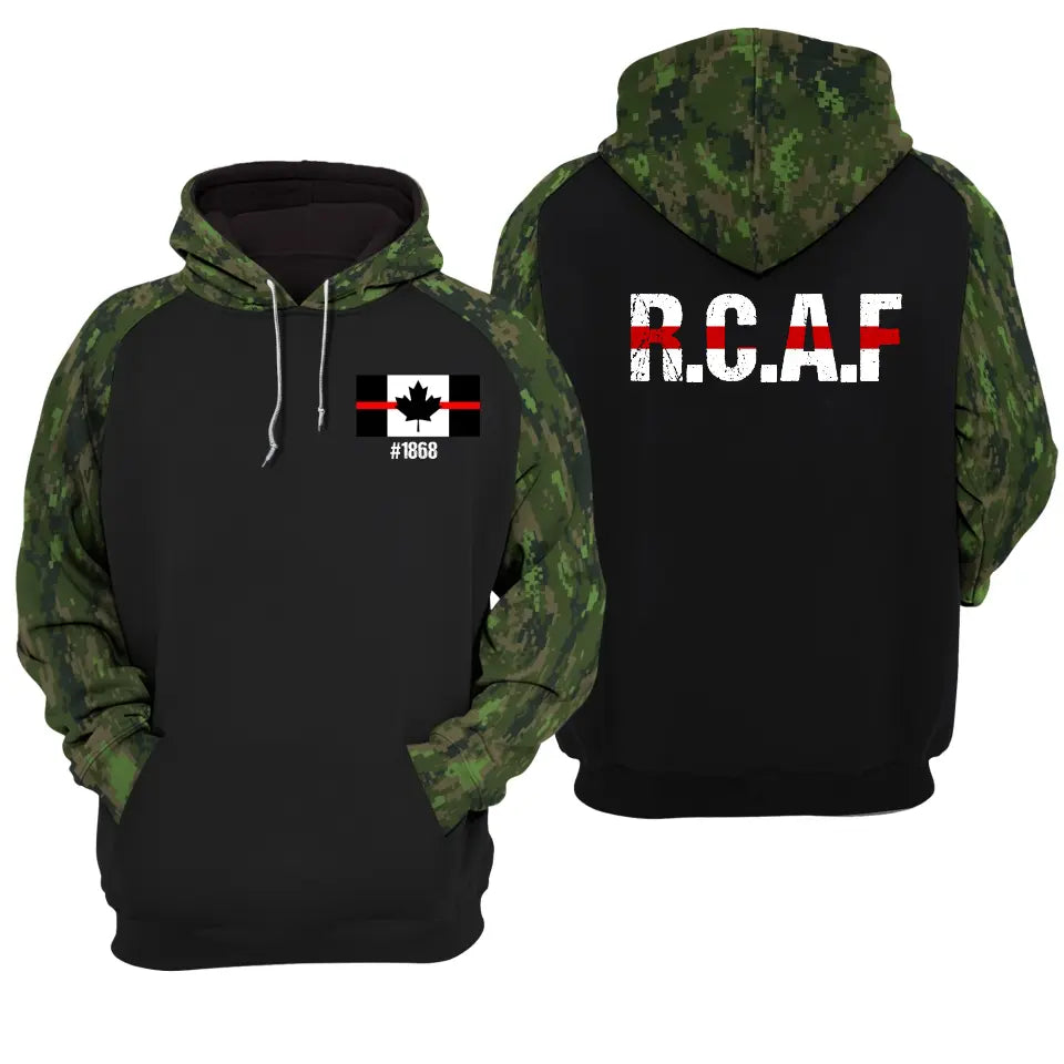 Personalized Canadian Firefighter Department & Custom ID Hoodie 3D Printed KVH231586