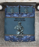 Personalized Once A Soldier Always A Soldier Australian Veteran Bedding Set Printed KVH231629