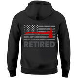 Personalized US Retired Firefighter Custom Time Hoodie 2D Printed VQ231535