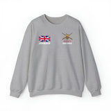 Personalized UK Military Custom Name & Time Hoodie 2D Printed KVH1672