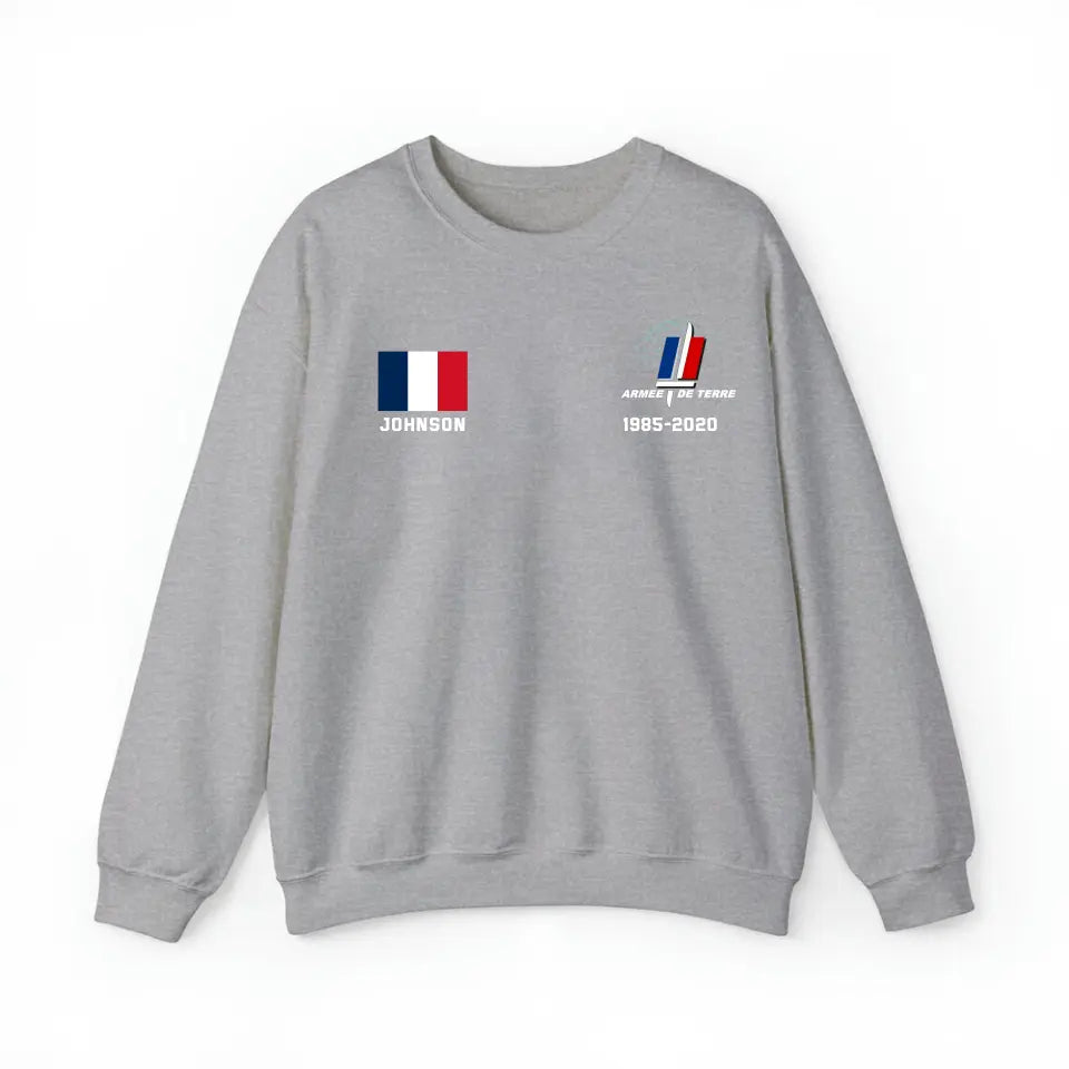 Personalized French Milirary Custom Name Hoodie 2D Printed KVH1670