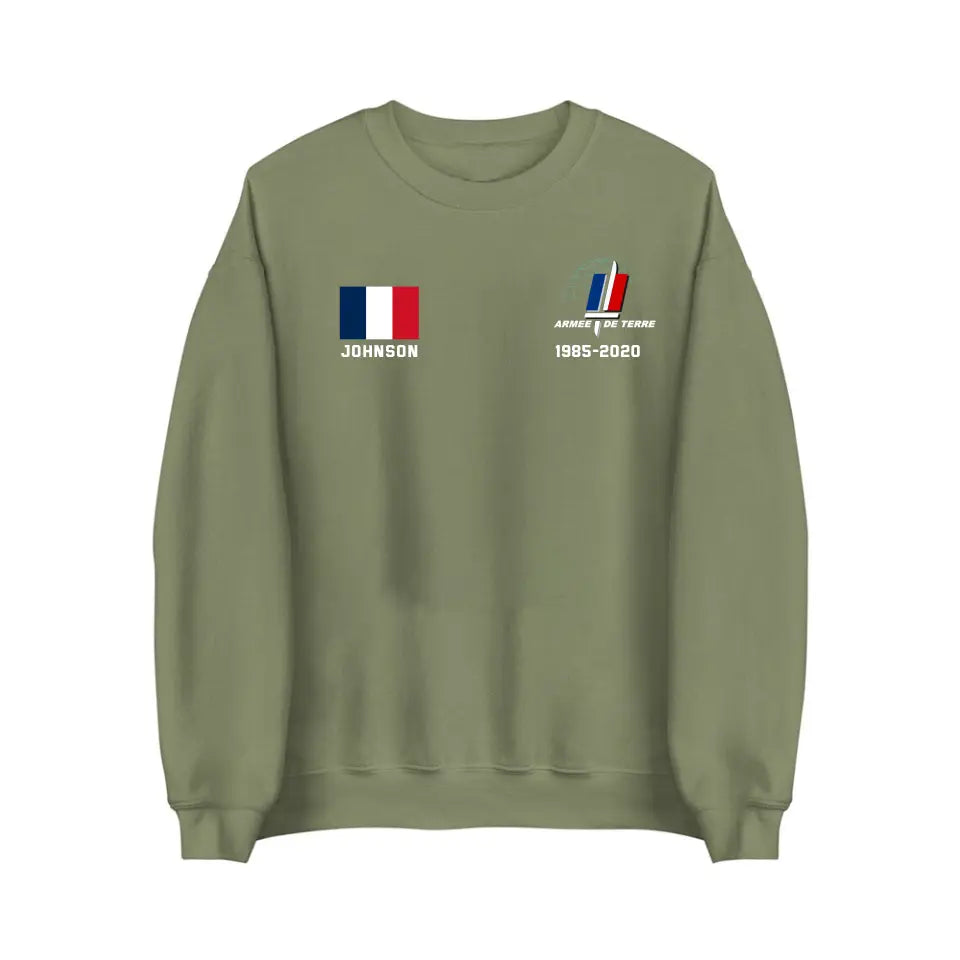 Personalized French Milirary Custom Name Hoodie 2D Printed KVH1670