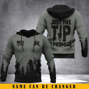 Personalized Just The Tip I Promise US Arborist Logger Hoodie 3D Printed KVH1715