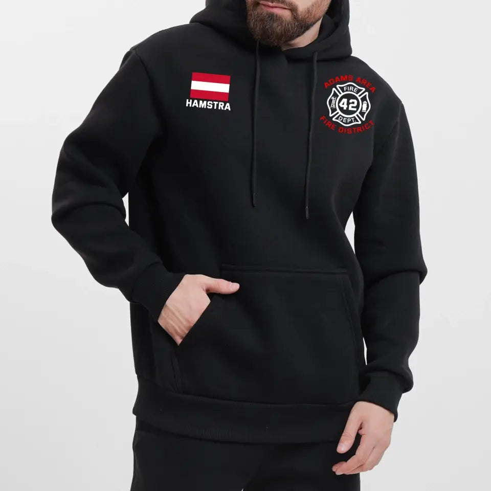 Personalized Austrian Firefighter Custom Name & Department Hoodie 2D Printed KVH231731