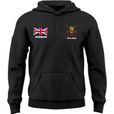 Personalized UK Veteran Custom Name & Served Time Hoodie 2D Printed VQ2426