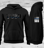 Personalized US Police Custom ID Hoodie 2D Printed QTLVA2449