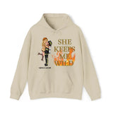 Personalized He Keeps Me Safe She Keeps Me Wild Couple Firefighter Hoodie 2D Printed QTVQ2478