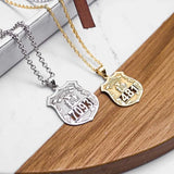Personalized Police Officer Gifts Police Gift Police Badge Necklace Police Badge Necklace with Any Number & Dept