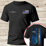 Personalized US Police Custom Name & ID T-shirt Printed QTKH24186