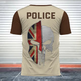 Personalized United Kingdom Police Punisher Tshirt Printed 24249AHVH