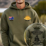 Personalized I Am A Australian Veteran I Would Put The Uniform Back On If Australia Needed Me I May Be Older Move Slower But My Skills Still Remain Hoodie 2D Printed VQ24251