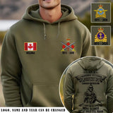 Personalized I Am A Canadian Veteran I Would Put The Uniform Back On If Canada Needed Me I May Be Older Move Slower But My Skills Still Remain Hoodie 2D Printed VQ24251