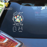 Personalized Just A Girl Who Loves Dogs Dog Ears Line Drawing Decal Printed AHHN24262
