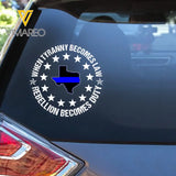 Personalized When Tyranny Becomes Law Rebellion Becomes Duty US Police States Flag Decal Printed AHVQ24360