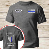 Personalized Land Of The Free Since 1776 Retired US Police T-shirt Printed AHKH24366