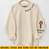 Personalized Retired Nurse Custom Name Sweatshirt Printed KVH24399
