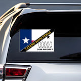 Personalized I stand With Texas Decal Printed AHVQ24421