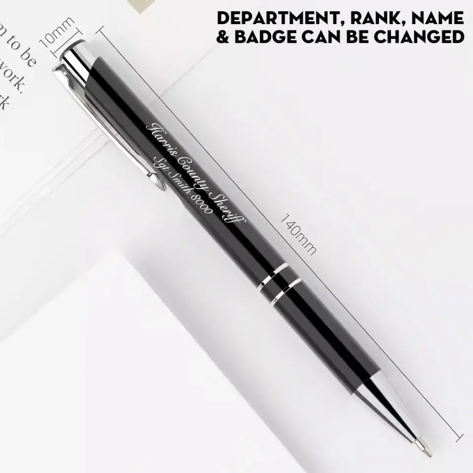 Personalized Officer Pen Laser Engraving Printed QTHN24467