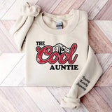 Personalized The Cool Auntie & Kid Names Sweatshirt Printed HN24517