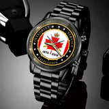 Personalized Integrity Service Excellence Canadian Army Logo Watch Printed AHVQ24583