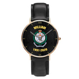 Personalized Australian Police Logo Custom Name & Time Women Watch Printed LVA24594