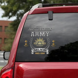 Personalized Australian Army Logo Custom Rank & Name Decal Printed AHHN24639