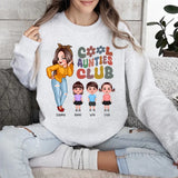 Personalized Cool Auntie Club Cute Chibi With Kids Sweatshirt 24641HN