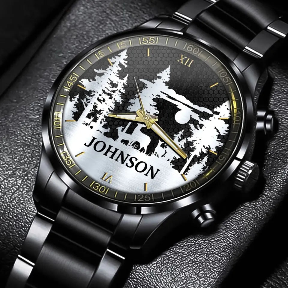 Personalized Deer Hunting Custom Name Watch Printed LVA24654