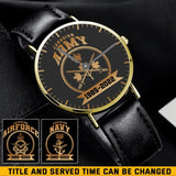 Personalized Canadian Army Logo Custom Time Watch Printed AHKH24655