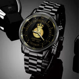 Personalized Retired Royal Netherlands Army Logo Custom Name & Time Watch Printed AHVQ24666