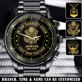 Personalized US Military In The Darkest Hour Fight Them Together Watch Printed 24681AHVA