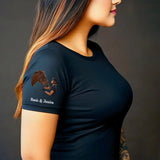 Personalized Upload Your Horse Photo Horse Girl Custom Name Woman T-shirt Printed LVA24728