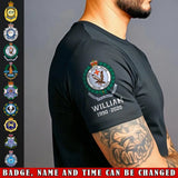Personalized Australian Police Branch Logo Custom Name & Time T-shirt Printed LVA24742