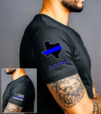 Personalized US State Map Police Custom Name & ID T-shirt Printed QTVQ24769