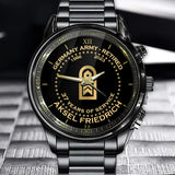 Personalized Germany Army Retired Custom Served Time & Name Watch Printed AHVA24696