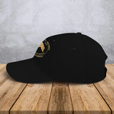 Personalized French Veteran Retired Custom Rank & Name Served Time Black Cap Printed AHVA24833