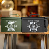 Personalized US Army Logo Custom Rank & Name Ammo Box Printed AHVA24880