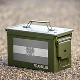 Personalized The Coat Of Arms Of Austria Flag Custom Name Ammo Box Printed HN24884