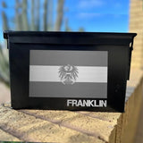 Personalized The Coat Of Arms Of Austria Flag Custom Name Ammo Box Printed HN24884