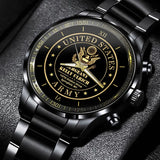 Personalized US Army Logo Custom Rank & Name Watch Printed AHVQ24886