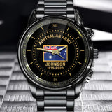 Personalized Australian Army Flag Custom Name & Time Watch Printed VQ24892