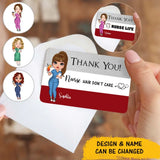 Personalized Thank You Nurse Life Gift For Nurse Aluminum Wallet Card Printed HN24909