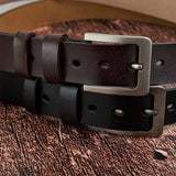 Personalized Australian Veteran Logo Custom Time Engraved Leather Belt Printed QTKH24941