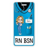Personalized Nurse Job Title Nurse Name Gift For Nurse Badge Buddy Printed LVA24939