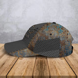 Personalized Canadian Veteran Retired Custom Time & Logo 3D Cap QTHN24975
