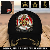 Personalized Canadian Veteran Logo Always Ready Always There Custom Name 3D Cap Printed AHVQ241009