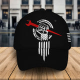 Personalized Ironworker US Flag Custom Name 3D Cap Printed QTHN241041