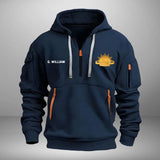 Personalized Australian Army Logo Custom Name Quarter Zip Hoodie 2D Printed VQ241043