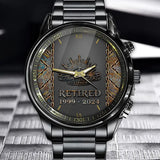 Personalized Retired Australian Army Custom Served Time Watch Printed QTVQ241042